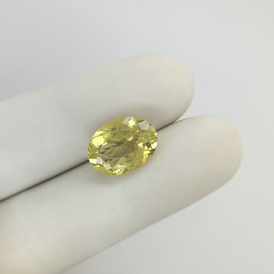 Lemon Quartz  6.16 Ct Certified